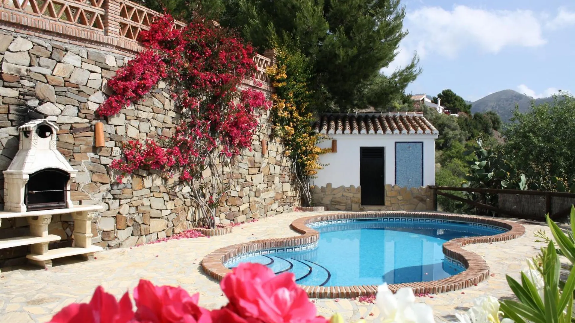 度假居 Finca Almencino Mit Pool Und Panoramaausblick 康佩塔 西班牙