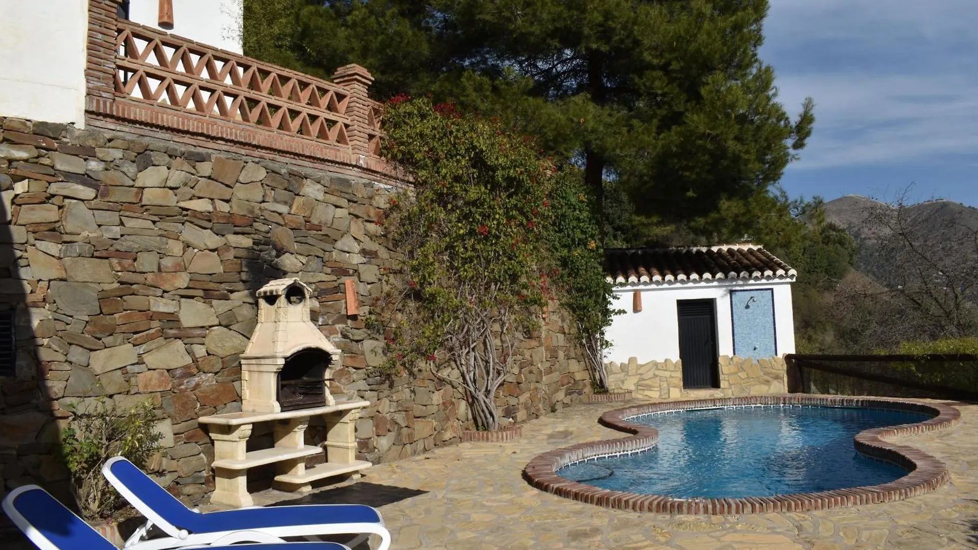 度假居 Finca Almencino Mit Pool Und Panoramaausblick 康佩塔